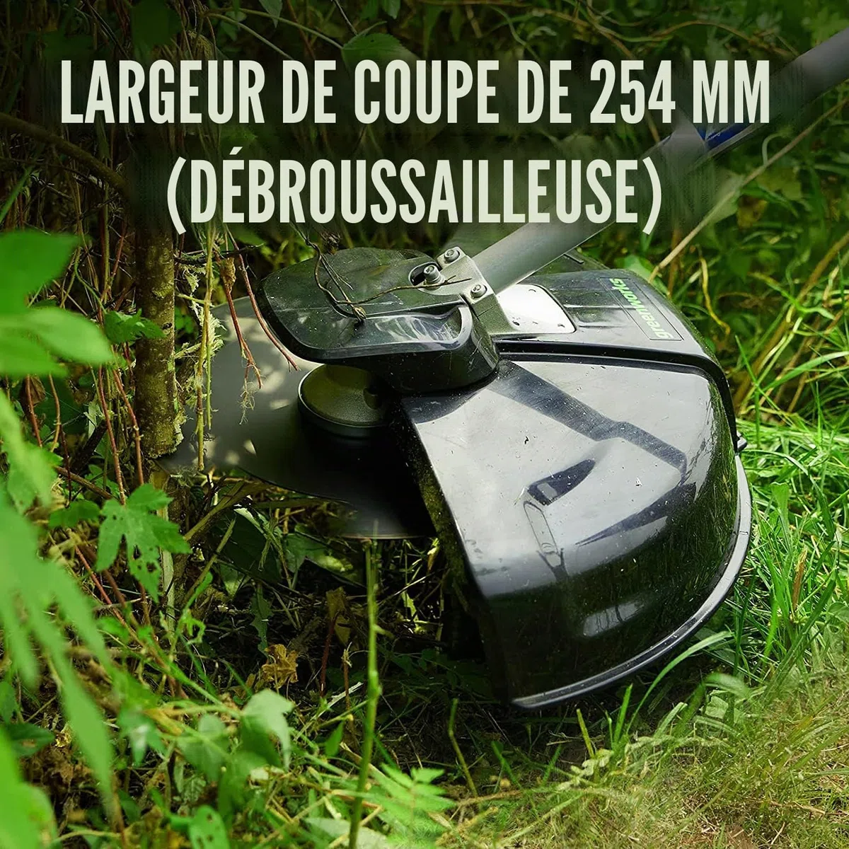 Greenworks Coupe-Bordure & Débroussailleuse à Fil Électrique 230V 40cm, Fil de Coupe 20m