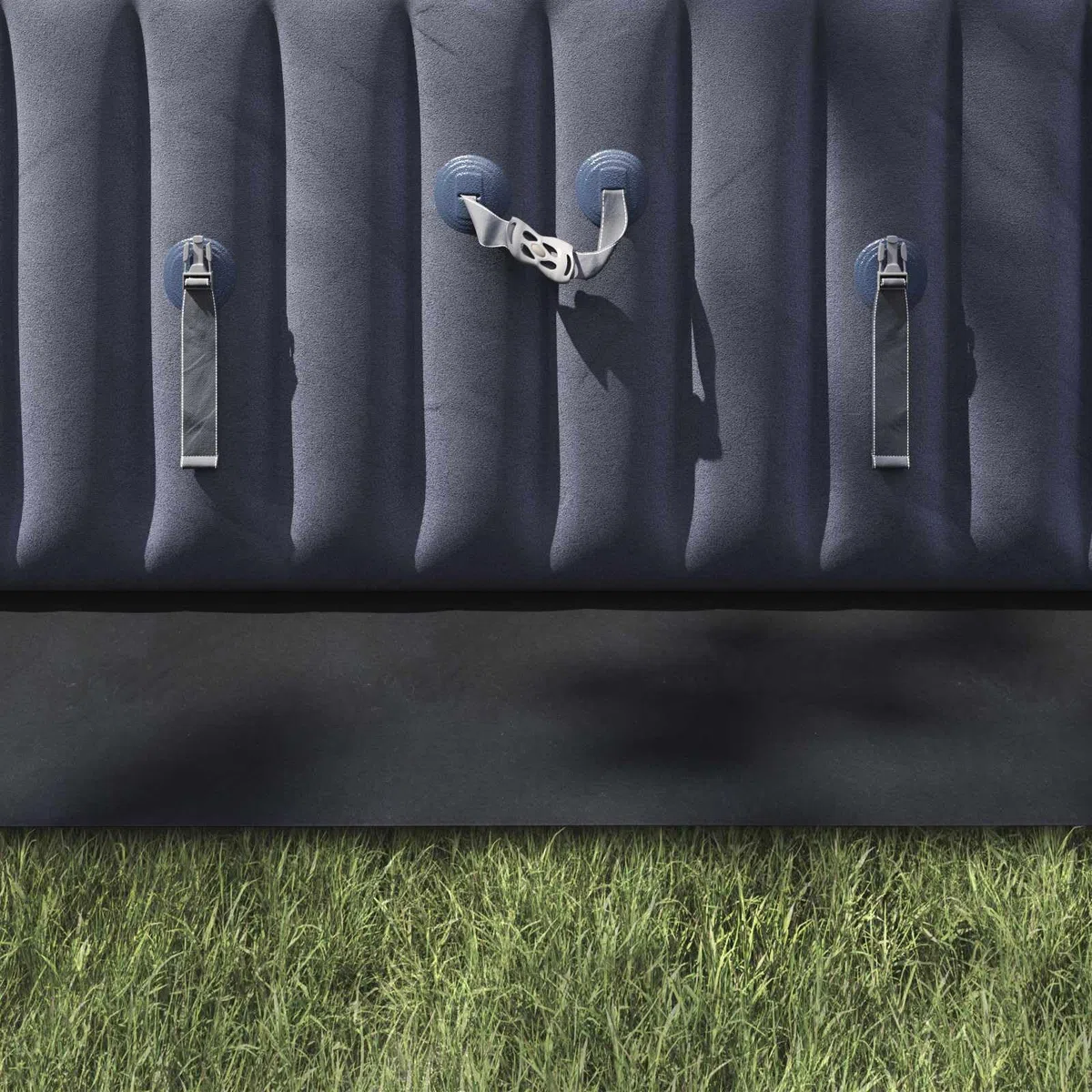 Tapis de Piscine Noir en Tissu Non tissé 820 x 420 x 0,1 cm, bâche Couverture Tapis Sol Protection Filet hivernage été Solaire Thermique chauffante Bulle pour Piscine Spa Jacuzzi extérieur