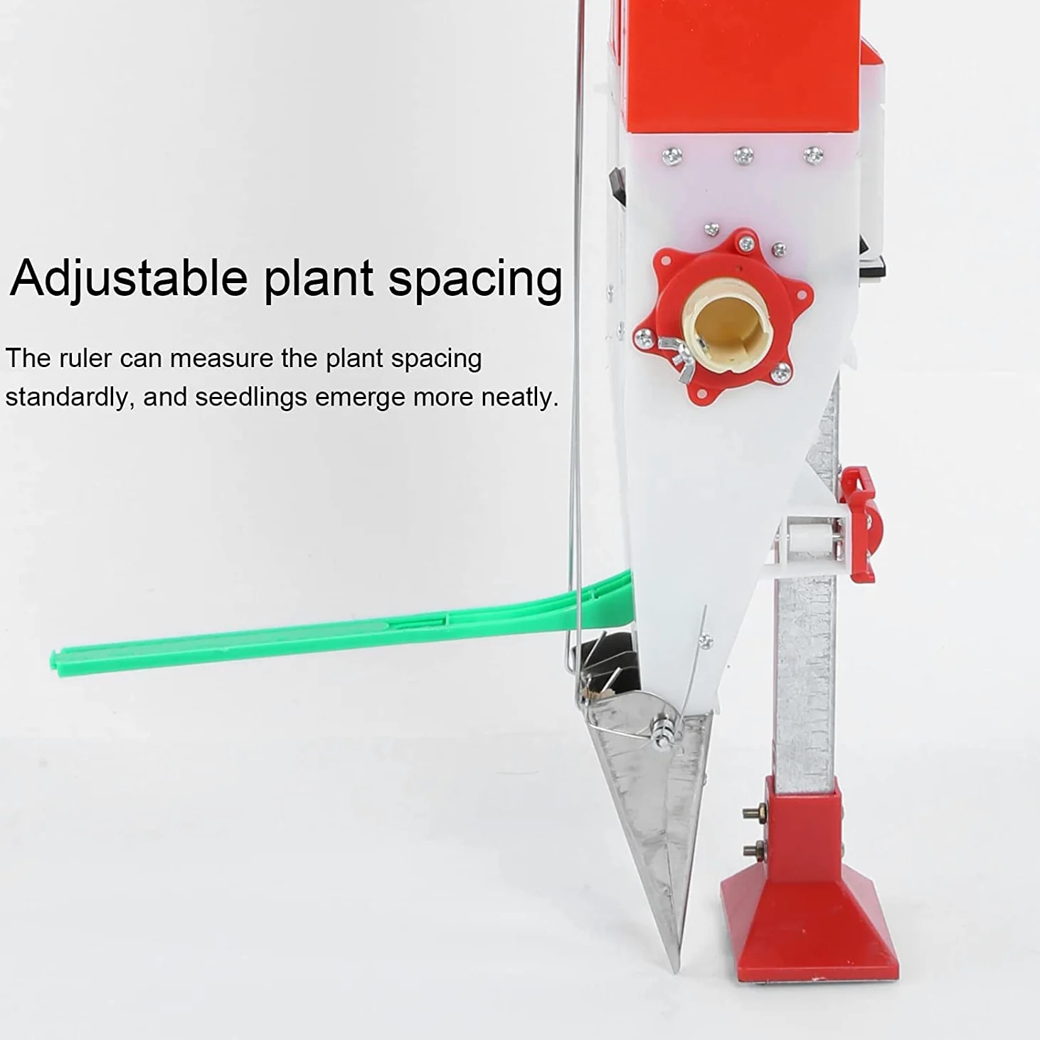 Transplanteur de semis, Repiqueuse Acier Inoxydable, semoir de précision en métal de Jardin Tenu dans la Main, pour Planter des Tulipes Tomate Pomme de Terre