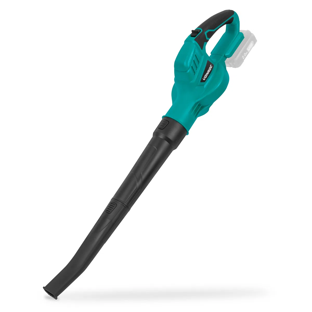 VONROC Souffleur de Feuilles sans Fil 20V - Jusqu'à 180km/h - Poignée Soft-Grip - Ramasse Feuilles Mortes, Nettoyage Jardin, Gazon - Nouveau Modèle 2024 - sans Batterie ni Chargeur
