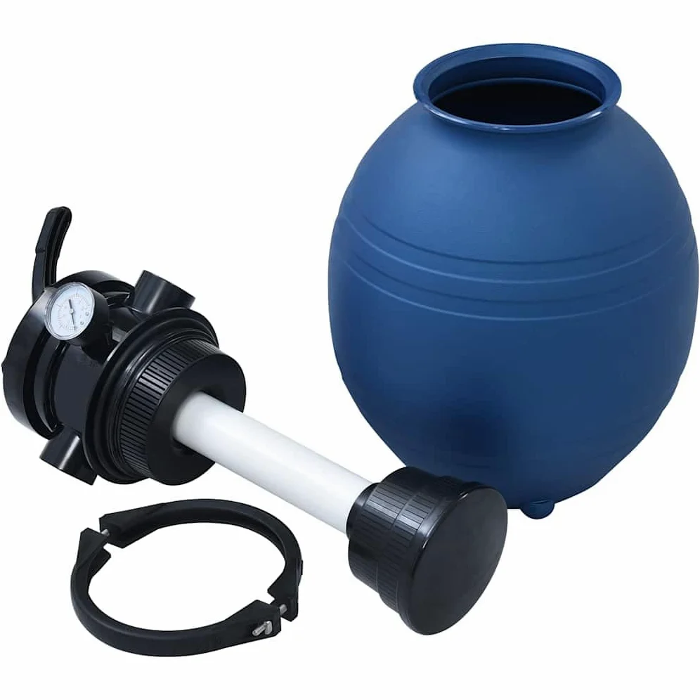Générique Filtre à Sable pour Piscine avec vanne 4 Positions Bleu 300 mm,Maison & Jardin, Piscine & Spa, Accessoires pour piscines & spas, Filtres pour piscines & spas, (Poids 5.03KG)