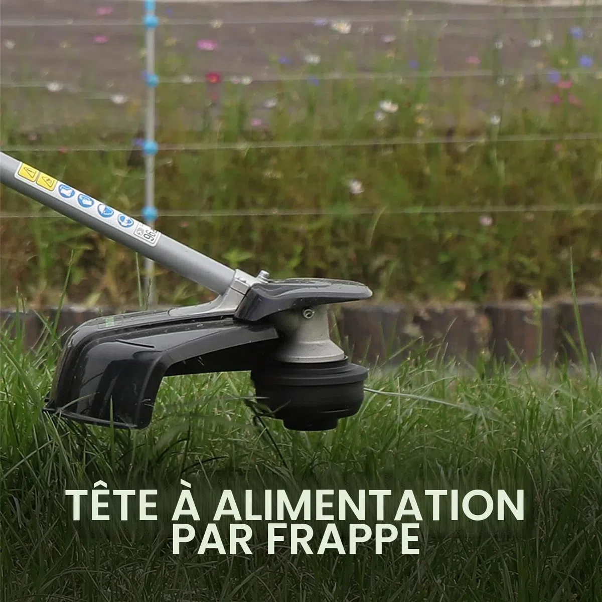 Greenworks Coupe-Bordure & Débroussailleuse à Fil Électrique 230V 40cm, Fil de Coupe 20m