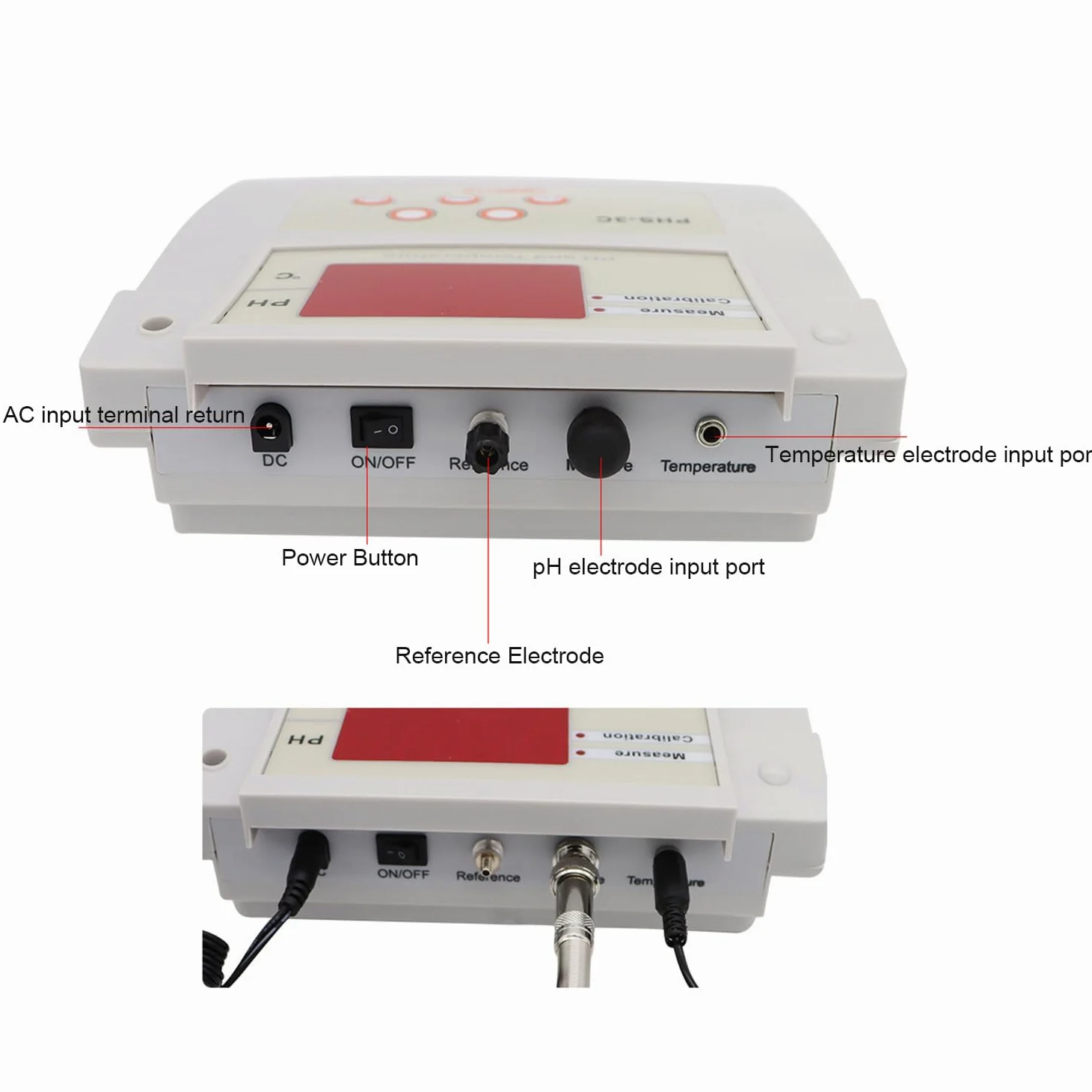 PH-mètre De Laboratoire De Paillasse, Testeur De PH Numérique, Électrodes PH/Temp 2, Calibrage Automatique, Précision du PH ± 0,01, pour Aquarium, Laboratoire, Piscine