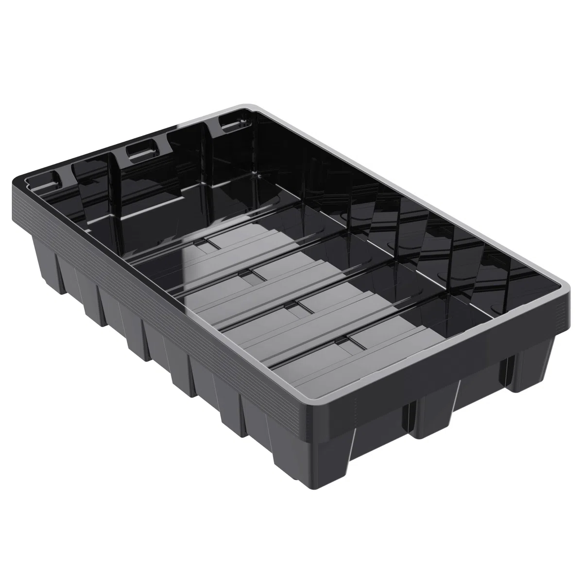 Gardzen Lot de 10 plateaux de semences, plateaux de culture réutilisables, parfaits pour le démarrage des graines, les microgreens, le jardinage d'intérieur et les pépinières de plantes en serre – Pas