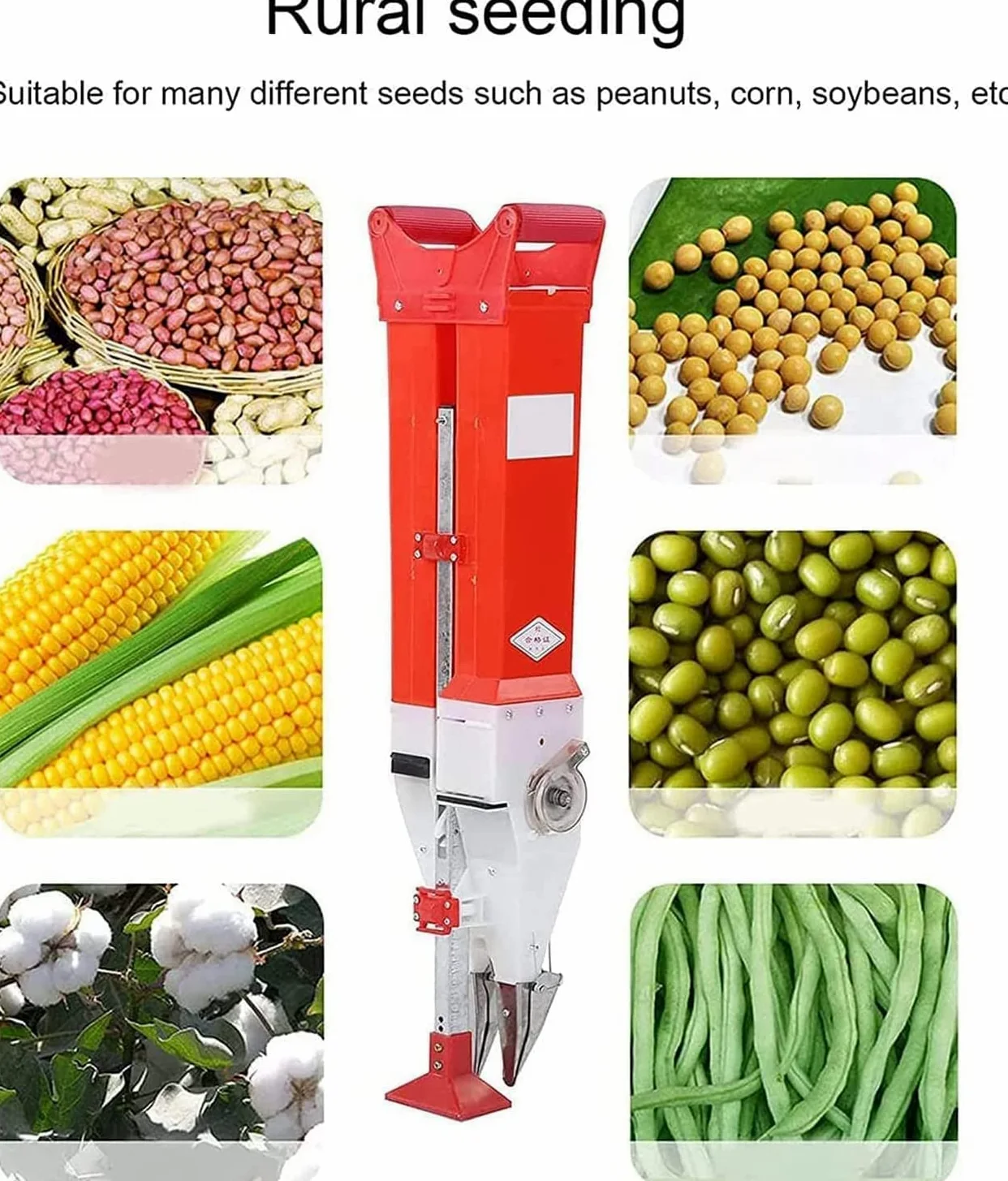 Transplanteur de semis, Repiqueuse Acier Inoxydable, semoir de précision en métal de Jardin Tenu dans la Main, pour Planter des Tulipes Tomate Pomme de Terre